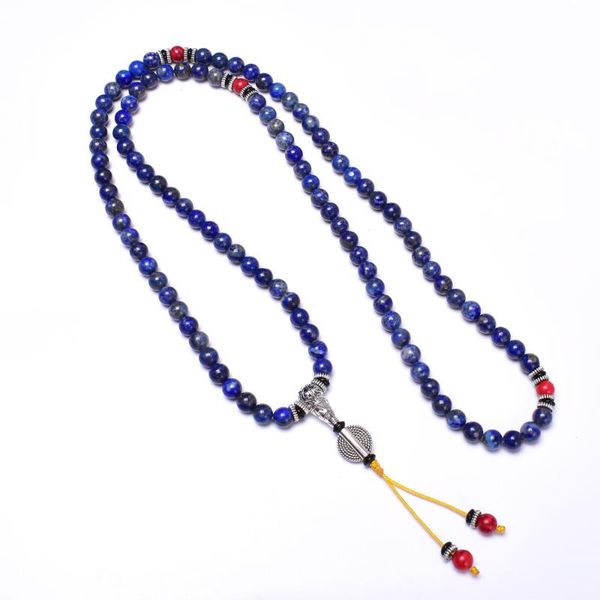 pendant necklaces 108 mala bead tibetan real lapis lazuli bracelet for women men buddhist prayer beads meditation yoga necklace, Silver
pendant necklaces 108 mala bead tibetan real lapis lazuli bracelet for women men buddhist prayer beads meditation yoga necklace, Silver