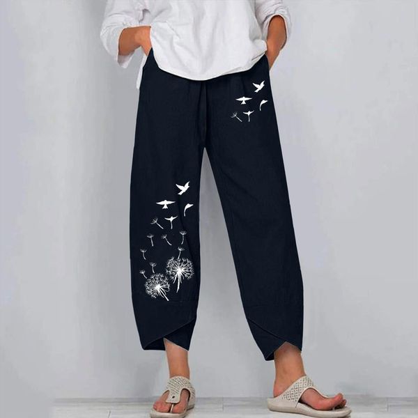 plus size spring summer cotton womens pants linen pocket casual comfortable printed elastic waist harem trousers, Black;white
plus size spring summer cotton womens pants linen pocket casual comfortable printed elastic waist harem trousers, Black;white