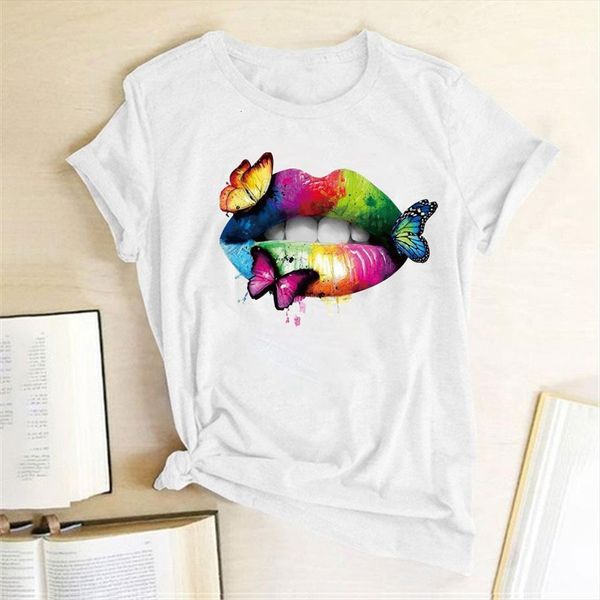 colorful lips butterflies printing men t shirts summer aesthetic clothes cotton for fashion camisetas mujer, White;black
colorful lips butterflies printing men t shirts summer aesthetic clothes cotton for fashion camisetas mujer, White;black