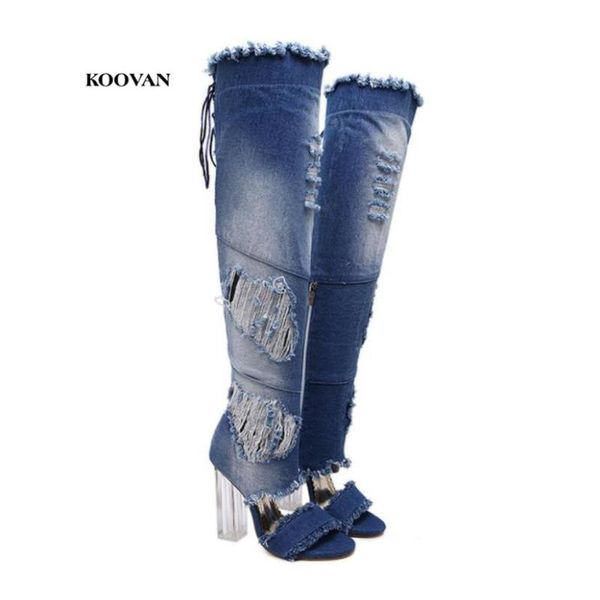 koovan women's boots sandals cool 2021early autumn jean over-the-knee high heels shoes denim, Black
koovan women's boots sandals cool 2021early autumn jean over-the-knee high heels shoes denim, Black