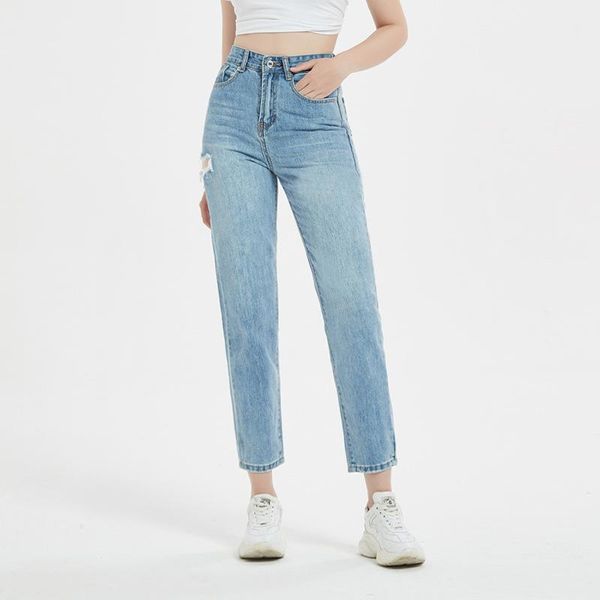 women's jeans 2021 fashion rippde women high waist straight denim mom pants baggy washed blue casual female cotton
women's jeans 2021 fashion rippde women high waist straight denim mom pants baggy washed blue casual female cotton