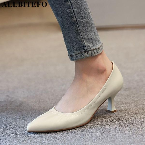 dress shoes allbitefo genuine leather brand heels party women heel thin office ladies, Black
dress shoes allbitefo genuine leather brand heels party women heel thin office ladies, Black