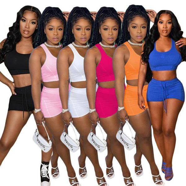 women's tracksuits 2021summer women tracksuit racerback tank crop drawstring shorts leisure athletic two piece set home fitness suit st, Gray
women's tracksuits 2021summer women tracksuit racerback tank crop drawstring shorts leisure athletic two piece set home fitness suit st, Gray