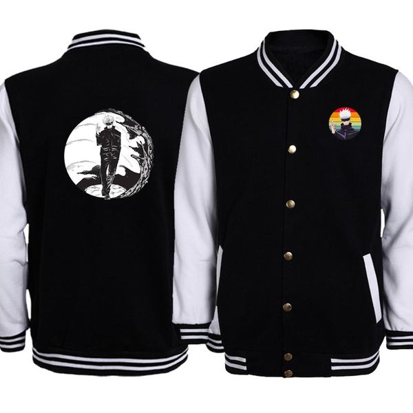 men's jackets anime jujutsu kaisen printed men baseball coat japan cartoon streetwear jacket mens sportswear fashion brand, Black;brown
men's jackets anime jujutsu kaisen printed men baseball coat japan cartoon streetwear jacket mens sportswear fashion brand, Black;brown
