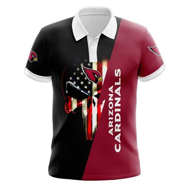 men's polos 2021 arizona fashion casual short sleeve cardinals stitching color skull print, White;black
men's polos 2021 arizona fashion casual short sleeve cardinals stitching color skull print, White;black