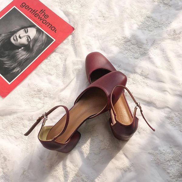 dress shoes 2021 summer thick-heeled single female british style square head fairy korean version ins wild high-heeled, Black
dress shoes 2021 summer thick-heeled single female british style square head fairy korean version ins wild high-heeled, Black