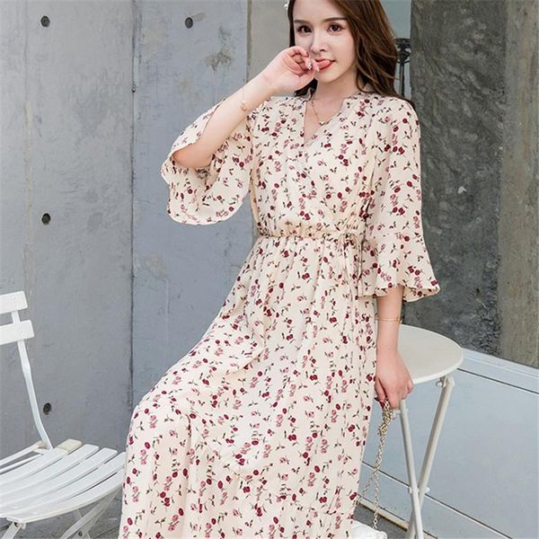 casual dresses women's dress 2021 summer large size 5xl thin floral printing chiffon bohemia fashion loose long vestidos a91, Black;gray
casual dresses women's dress 2021 summer large size 5xl thin floral printing chiffon bohemia fashion loose long vestidos a91, Black;gray
