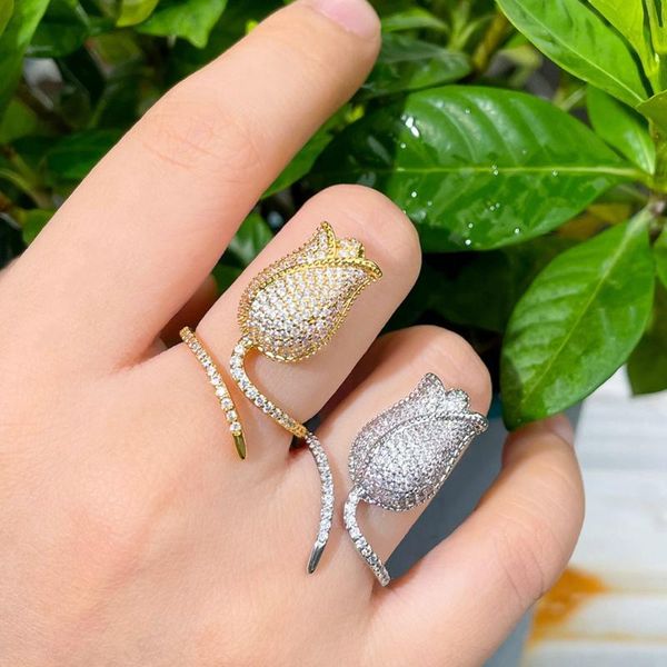 wedding rings cwwzircons chic cute rose flower micropave cubic zirconia adjustable women engagement ring white gold color jewelry r200, Slivery;golden
wedding rings cwwzircons chic cute rose flower micropave cubic zirconia adjustable women engagement ring white gold color jewelry r200, Slivery;golden