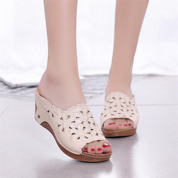 slippers women's fashion hollow out high heels thick platforms shoes bohemia style casual beach shoe sapato feminino 25, Black
slippers women's fashion hollow out high heels thick platforms shoes bohemia style casual beach shoe sapato feminino 25, Black