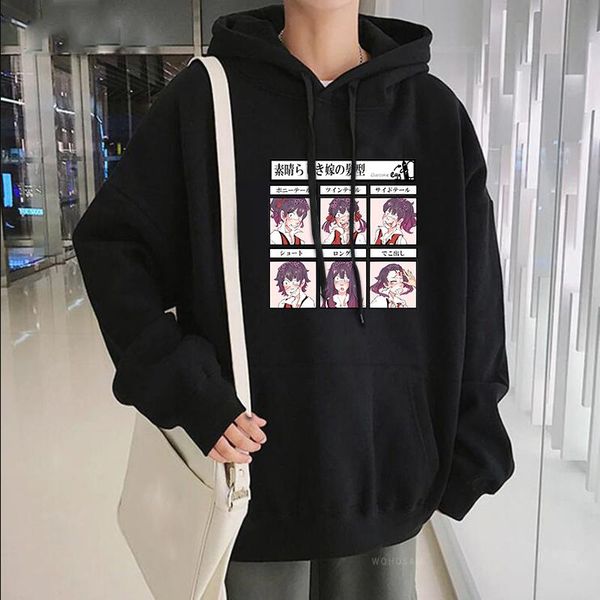 men's hoodies & sweatshirts 2021 latest anime kakegurui jabami yumeko harajuku sweet girl graphics fashion street oversized hooded sw, Black
men's hoodies & sweatshirts 2021 latest anime kakegurui jabami yumeko harajuku sweet girl graphics fashion street oversized hooded sw, Black