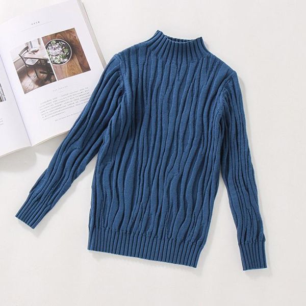 pullover girls winter candy colors sweater basic slim knit soft jumper long sleeve knitted kids sweaters childern clothing 4-14y, Blue
pullover girls winter candy colors sweater basic slim knit soft jumper long sleeve knitted kids sweaters childern clothing 4-14y, Blue