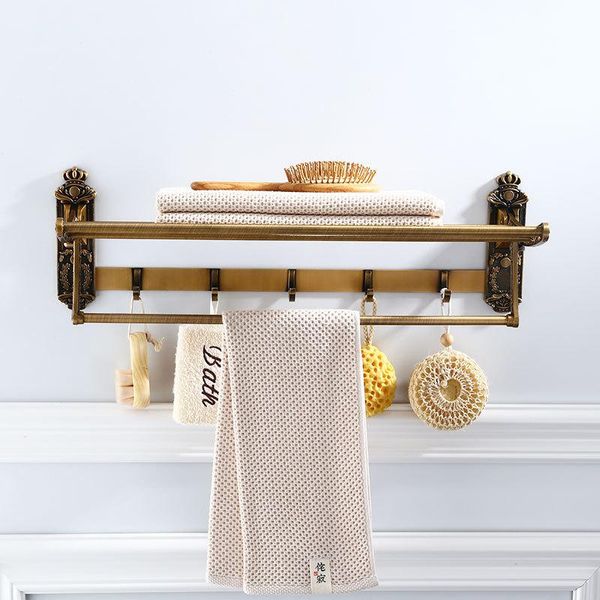 towel racks retro holder foldable wall mounted rack aluminum bathroom bathtowel storage shelf with hooks accessories
towel racks retro holder foldable wall mounted rack aluminum bathroom bathtowel storage shelf with hooks accessories