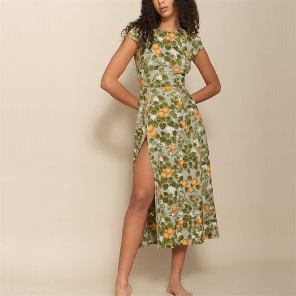 summer women's casual printed round neck short sleeve slim dress vestidos 210430, Black;gray
summer women's casual printed round neck short sleeve slim dress vestidos 210430, Black;gray