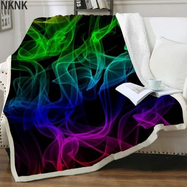blankets nknk smoke colorful plush throw blanket rainbow bedding art for beds sherpa animal high quality
blankets nknk smoke colorful plush throw blanket rainbow bedding art for beds sherpa animal high quality