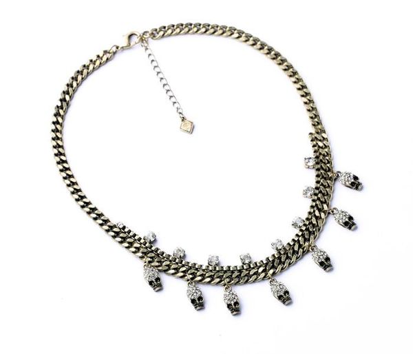 bulk price antique gold & color skeleton pendant necklace punk style collars for women jewelry necklaces, Silver
bulk price antique gold & color skeleton pendant necklace punk style collars for women jewelry necklaces, Silver