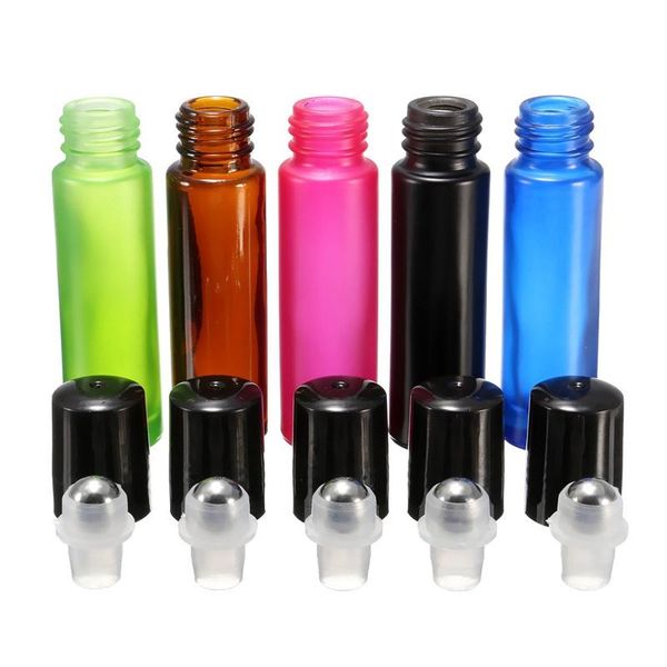 5pcs mixed colorful 10ml roll on glass bottle essential oil perfume roller ball storage bottles & jars
5pcs mixed colorful 10ml roll on glass bottle essential oil perfume roller ball storage bottles & jars