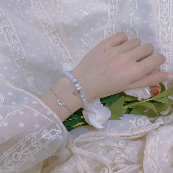 bangle cl-276 bracelet girls inlaid zircon star and moon pendant opal beads double-layer chain niche design, Black
bangle cl-276 bracelet girls inlaid zircon star and moon pendant opal beads double-layer chain niche design, Black