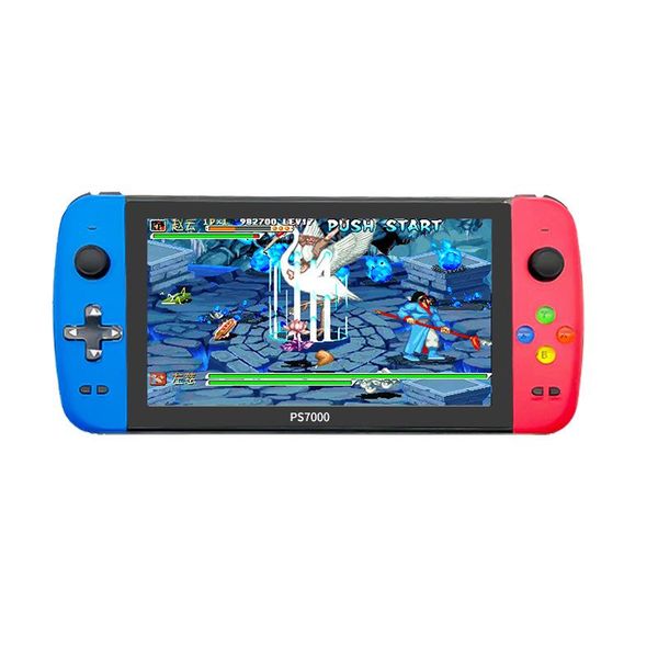 7-inch double gamepads hd big screen nostalgic arcade game 128-bit ps7000 handheld console support ps1 n64 portable players
7-inch double gamepads hd big screen nostalgic arcade game 128-bit ps7000 handheld console support ps1 n64 portable players