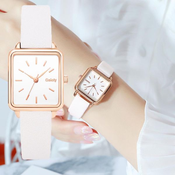 wristwatches fashion women watches 2021 white leather minimalist rectangle ladies quartz dress wristwatch relogio feminino montre femme, Slivery;brown
wristwatches fashion women watches 2021 white leather minimalist rectangle ladies quartz dress wristwatch relogio feminino montre femme, Slivery;brown