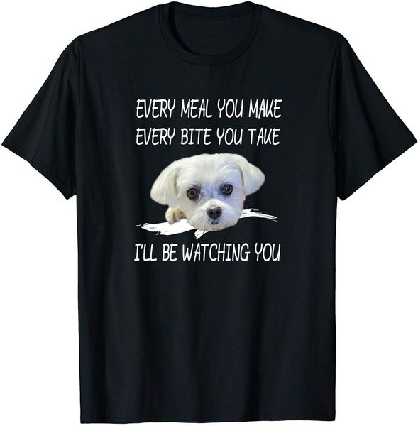 funny maltese dog watching owner quote puppy mom dad gift t-shirt size s-5xl, White;black
funny maltese dog watching owner quote puppy mom dad gift t-shirt size s-5xl, White;black