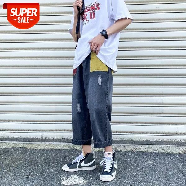 2020 men's leisure baggy homme casual pants cargo pocket holes wash jeans black/blue color tide biker denim trousers size -5xl #gw5f
2020 men's leisure baggy homme casual pants cargo pocket holes wash jeans black/blue color tide biker denim trousers size -5xl #gw5f