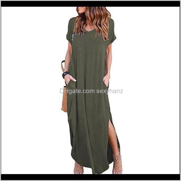 gown dress womens clothing appare plus size 5xl summer solid casual short sleeve maxi dress for women long lady dresses flb8h, Black;gray
gown dress womens clothing appare plus size 5xl summer solid casual short sleeve maxi dress for women long lady dresses flb8h, Black;gray