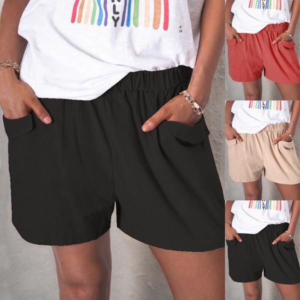 women's shorts women casual high elasticity waist loose pocket solid folds korean fashion style streetwear daily travel trip summer 202, White;black
women's shorts women casual high elasticity waist loose pocket solid folds korean fashion style streetwear daily travel trip summer 202, White;black