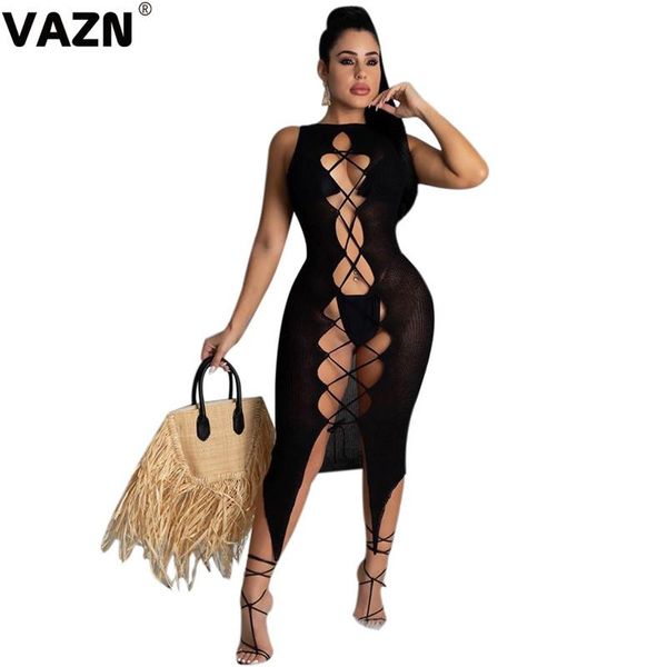 casual dresses vazn 2021 o-neck sleeveless formal elegant dress shinny bandage solid maxi street women long, Black;gray
casual dresses vazn 2021 o-neck sleeveless formal elegant dress shinny bandage solid maxi street women long, Black;gray