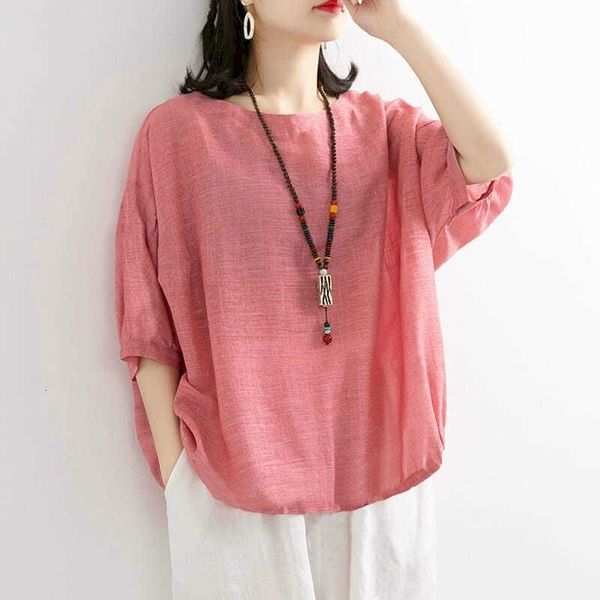 women's t-shirt summer womens t-shirt thin 100% cotton loose large size casual short sleeve cotton-linen half shirt qr21, White
women's t-shirt summer womens t-shirt thin 100% cotton loose large size casual short sleeve cotton-linen half shirt qr21, White