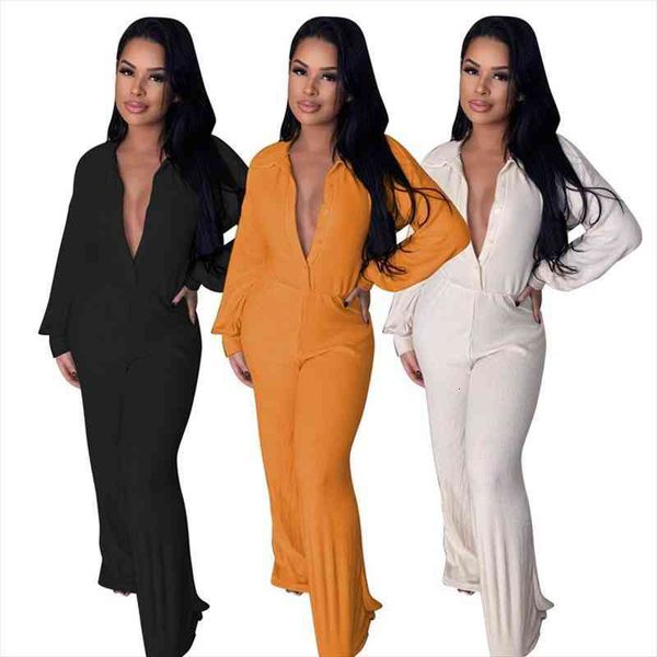 fashion women casual loose jumpsuits high waist v neck full sleeve rompers solid wide leg pants overalls s-xxl, Black;white
fashion women casual loose jumpsuits high waist v neck full sleeve rompers solid wide leg pants overalls s-xxl, Black;white