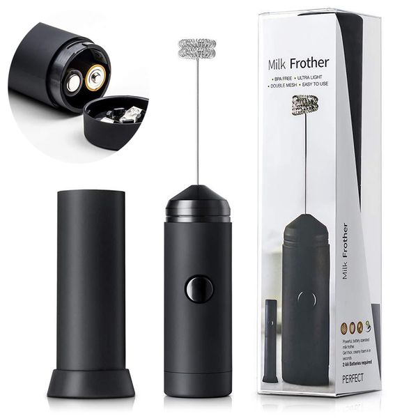 black handheld stainless steel egg tools beater coffee milk frother milks foamer electric mixer battery operated kitchen tool
black handheld stainless steel egg tools beater coffee milk frother milks foamer electric mixer battery operated kitchen tool