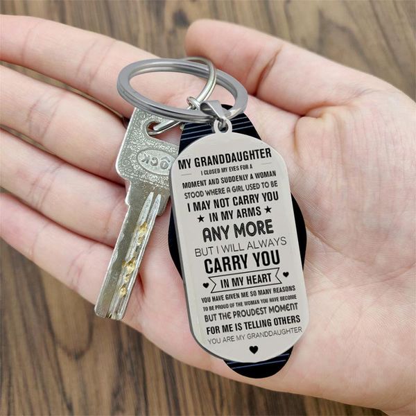 decorative objects & figurines to my grandson/granddaughter keychain son/daughter metal fea889
decorative objects & figurines to my grandson/granddaughter keychain son/daughter metal fea889