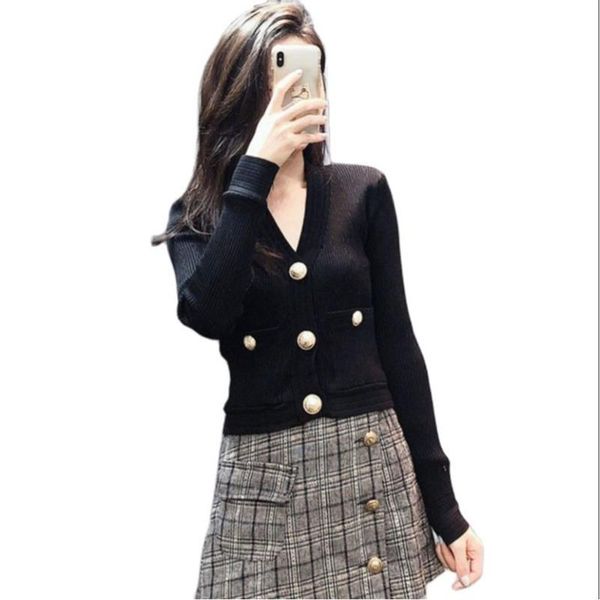 women's sweaters fashion knitted v-neck outer cardigan thin knitwear 2021 fall sweater white jacket clothing, White;black
women's sweaters fashion knitted v-neck outer cardigan thin knitwear 2021 fall sweater white jacket clothing, White;black