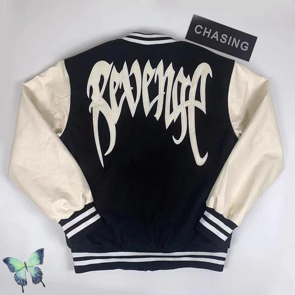 men's jackets varsity xxxtentacion jacket men women embroidered leather sleeves stitching revenge baseball, Black;brown
men's jackets varsity xxxtentacion jacket men women embroidered leather sleeves stitching revenge baseball, Black;brown
