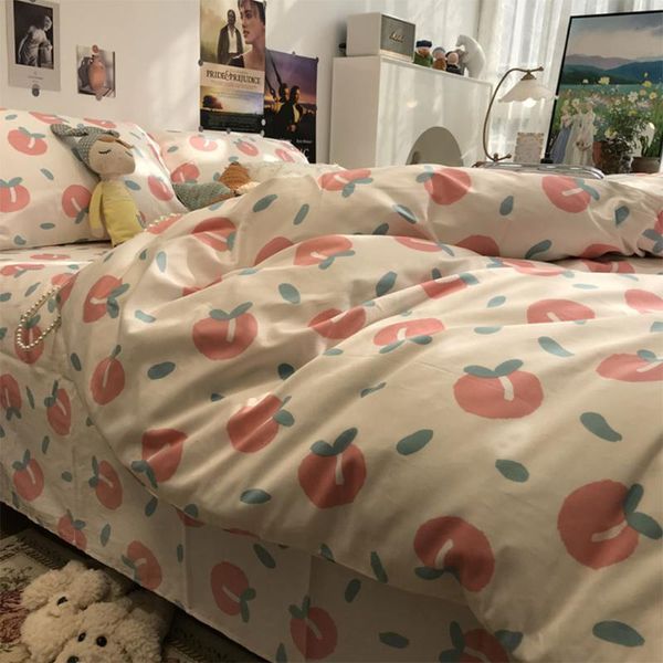 bedding sets cute sweet fruit pink peach set teen,lovely cotton twin full king home textile bed sheet pillow case duvet cover
bedding sets cute sweet fruit pink peach set teen,lovely cotton twin full king home textile bed sheet pillow case duvet cover