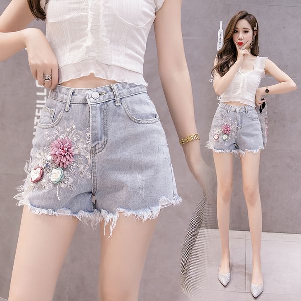 d 1126 light blue european summer bull-puncher knickers female easy straight tall waist wide-legged pants embroidered flowers col
d 1126 light blue european summer bull-puncher knickers female easy straight tall waist wide-legged pants embroidered flowers col
