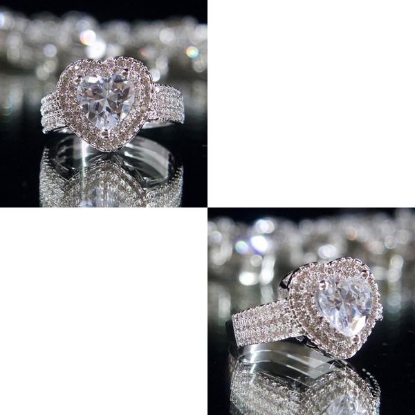 wedding rings caoshi stylish heart shape finger female aesthetic women proposal bands with brilliant crystal party accessories, Slivery;golden
wedding rings caoshi stylish heart shape finger female aesthetic women proposal bands with brilliant crystal party accessories, Slivery;golden