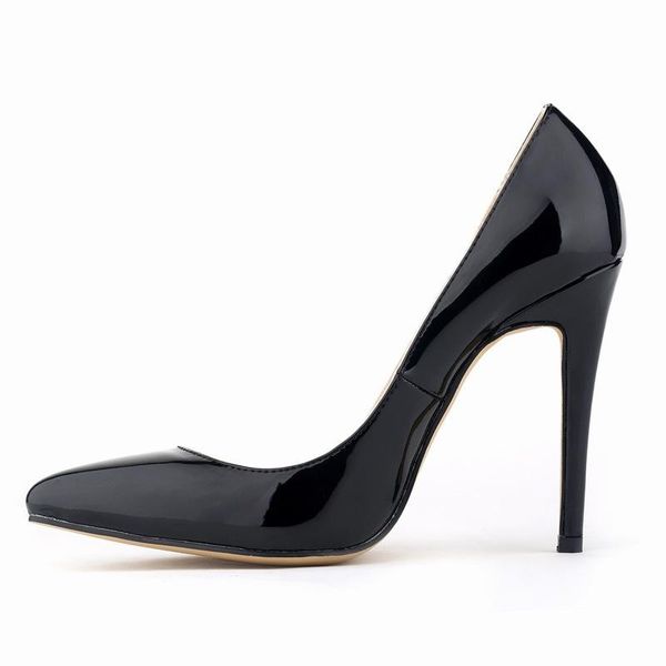 dress shoes women patent leather high heels concise office pumps ladies stiletto pointed toe party wedding zapatos mujer, Black
dress shoes women patent leather high heels concise office pumps ladies stiletto pointed toe party wedding zapatos mujer, Black