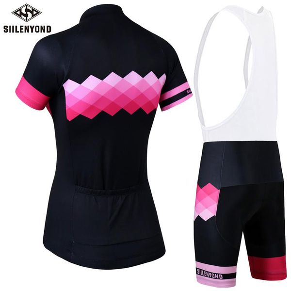 summer women cycling jersey quick-dry short sleeve 3d gel pad suits clothing mtb bike clothes racing sets, Black;blue
summer women cycling jersey quick-dry short sleeve 3d gel pad suits clothing mtb bike clothes racing sets, Black;blue