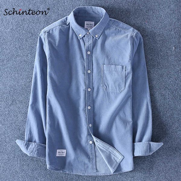 schinteon 100% cotton corduroy shirt long sleeves bottoming shirt slim fashion brand s-4xl 210629, White;black
schinteon 100% cotton corduroy shirt long sleeves bottoming shirt slim fashion brand s-4xl 210629, White;black