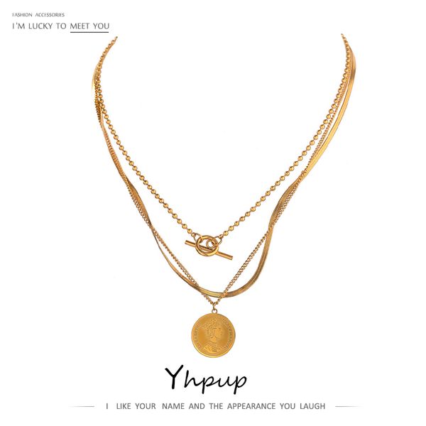 designer necklace luxury jewelry temperament round portrait pendant 316l stainless steel design metal texture 18 k choker, Silver
designer necklace luxury jewelry temperament round portrait pendant 316l stainless steel design metal texture 18 k choker, Silver
