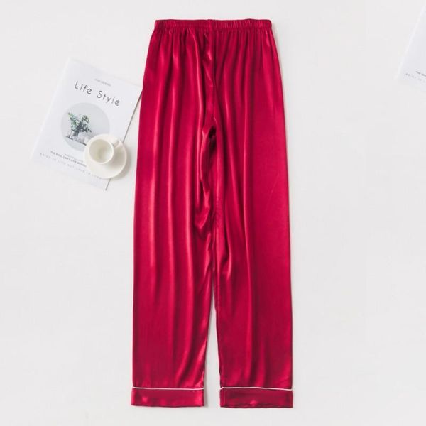 mens sleepwear pants men pajamas silk casual sleep bottoms loose home wear trousers men's, Black;brown
mens sleepwear pants men pajamas silk casual sleep bottoms loose home wear trousers men's, Black;brown