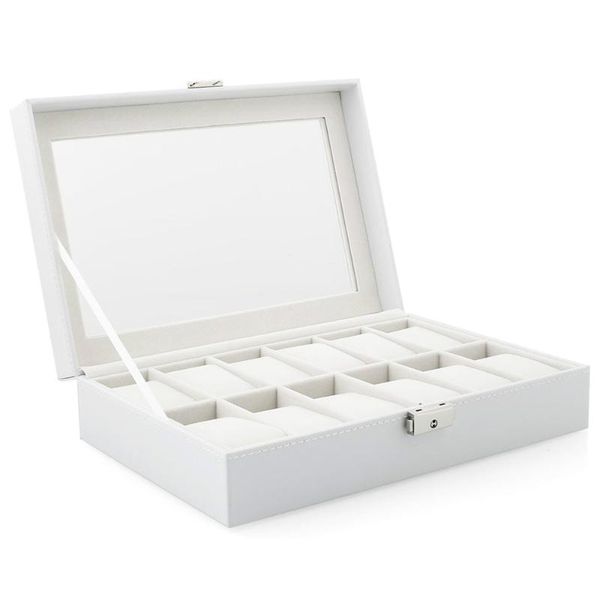 watch boxes & cases 12 grids box jewelry display storage organizer pu leather case rectangle shape, Black;blue
watch boxes & cases 12 grids box jewelry display storage organizer pu leather case rectangle shape, Black;blue