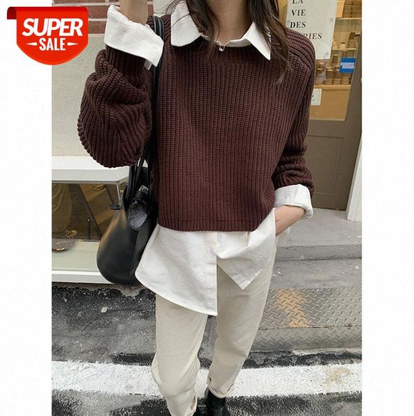 huang zheng back knot stitching loose sweater women korean casual short knit m9923 #ai02, Black;gray
huang zheng back knot stitching loose sweater women korean casual short knit m9923 #ai02, Black;gray