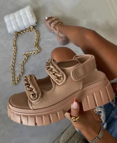 dress shoes summer design trend women gladiator sandals thick sole platform wedge heel chain decoration fashion cool ladies female, Black
dress shoes summer design trend women gladiator sandals thick sole platform wedge heel chain decoration fashion cool ladies female, Black
