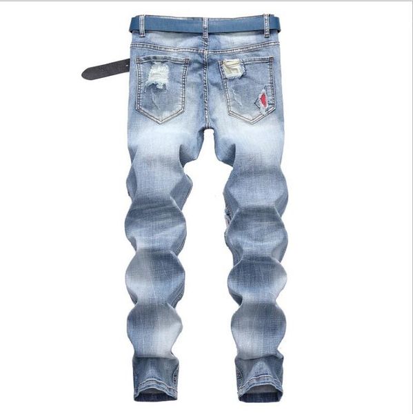 european american light-colored stretch motorcycle pants men's jeans ljn070a ripped trend pant men jean nice gift give you, Blue
european american light-colored stretch motorcycle pants men's jeans ljn070a ripped trend pant men jean nice gift give you, Blue