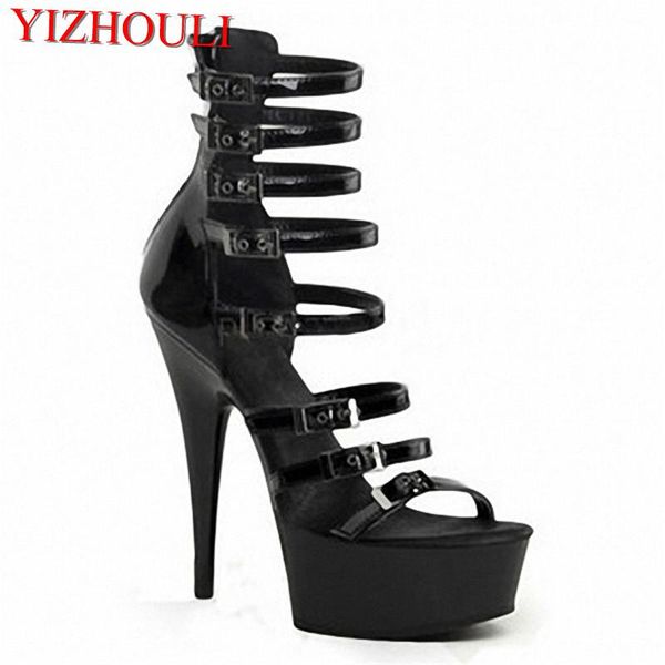 classic 15cm gladiator super high heel platforms pole dance/performance/star/model shoes, wedding sandals, Black
classic 15cm gladiator super high heel platforms pole dance/performance/star/model shoes, wedding sandals, Black
