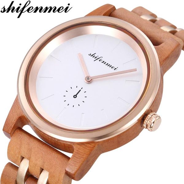 wristwatches shifenmei wooden men's watches for man 2021 wood watch men quartz wristwatch male relogio masculino, Slivery;brown
wristwatches shifenmei wooden men's watches for man 2021 wood watch men quartz wristwatch male relogio masculino, Slivery;brown