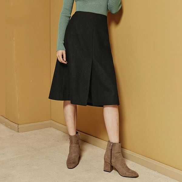 skirts customize autumn winter wool skirt front split midi saias longa saia feminina, Black
skirts customize autumn winter wool skirt front split midi saias longa saia feminina, Black