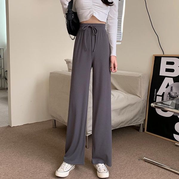women's pants & capris large size summer ice silk loose wide leg mm slimming high waist elastic pants., Black;white
women's pants & capris large size summer ice silk loose wide leg mm slimming high waist elastic pants., Black;white